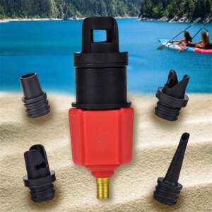 New Car Air Compressor Air Valve Adapter Vehicle Air Pump Valve Adaptor For Inflatable Air Mattress Bed Boat Canoe Kayak