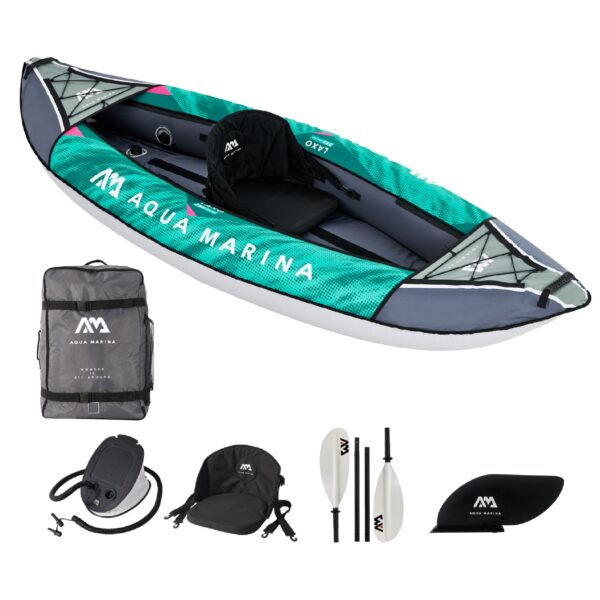 Aqua Marina Laxo LA-285 Kajak Blauw Opblaasbaar - 1 Persoons