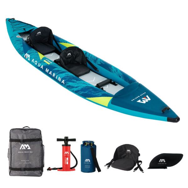 Aqua Marina Steam 412 kajak Opblaasbaar - 2 Persoons